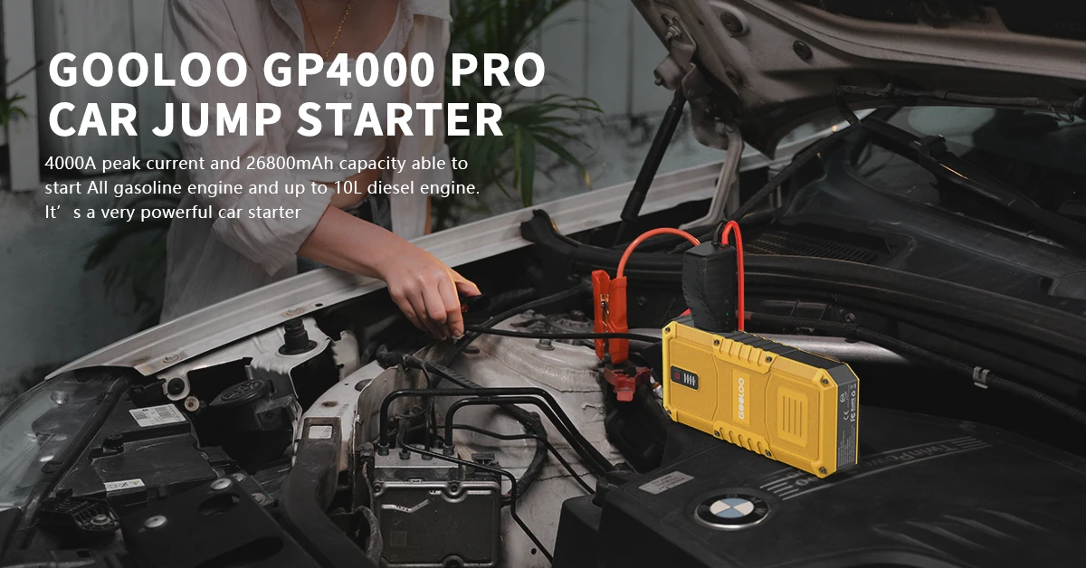 Für GOOLOO GT4000 GT3000 GE1200 GP4000 PLUS Starthilfegerät EVA-Aufbewahrungsbox Tragbare Schwarze Powerbank-Aufbewahrungstasche – Detail 2