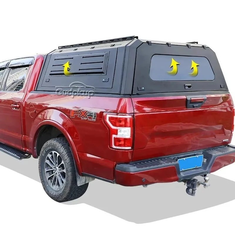 

4x4 Waterproof Pickup Camper Topper Steel Hard Top Ranger Canopy Hardtop for Ranger T6 T7 T8 T9 Maverick