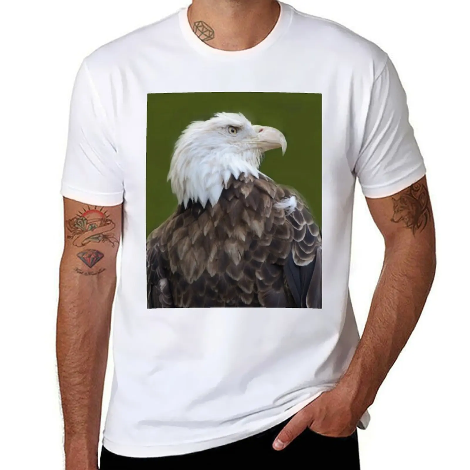 

American Bald Eagle T-Shirt t shirts for man graphic tees t shirt man casual T-Shirt