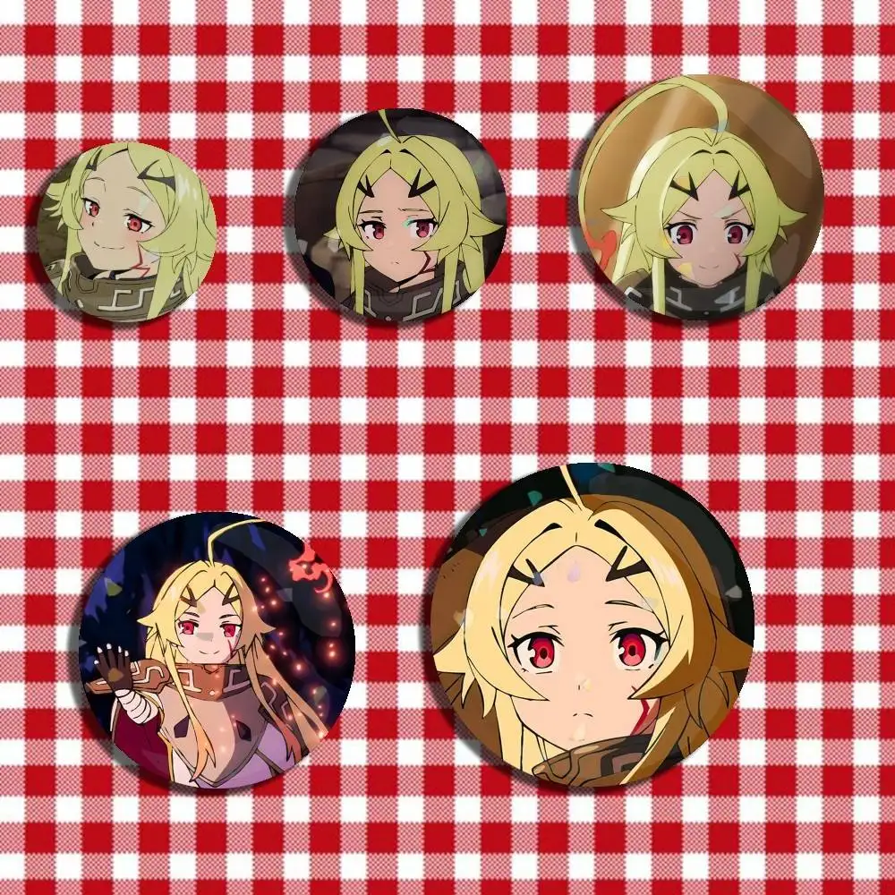 

Sentenced to Be a Hero Teoritta Laser Badge Creative Pins Brooch for Decor Gifts Fans Collect Easter decorations
