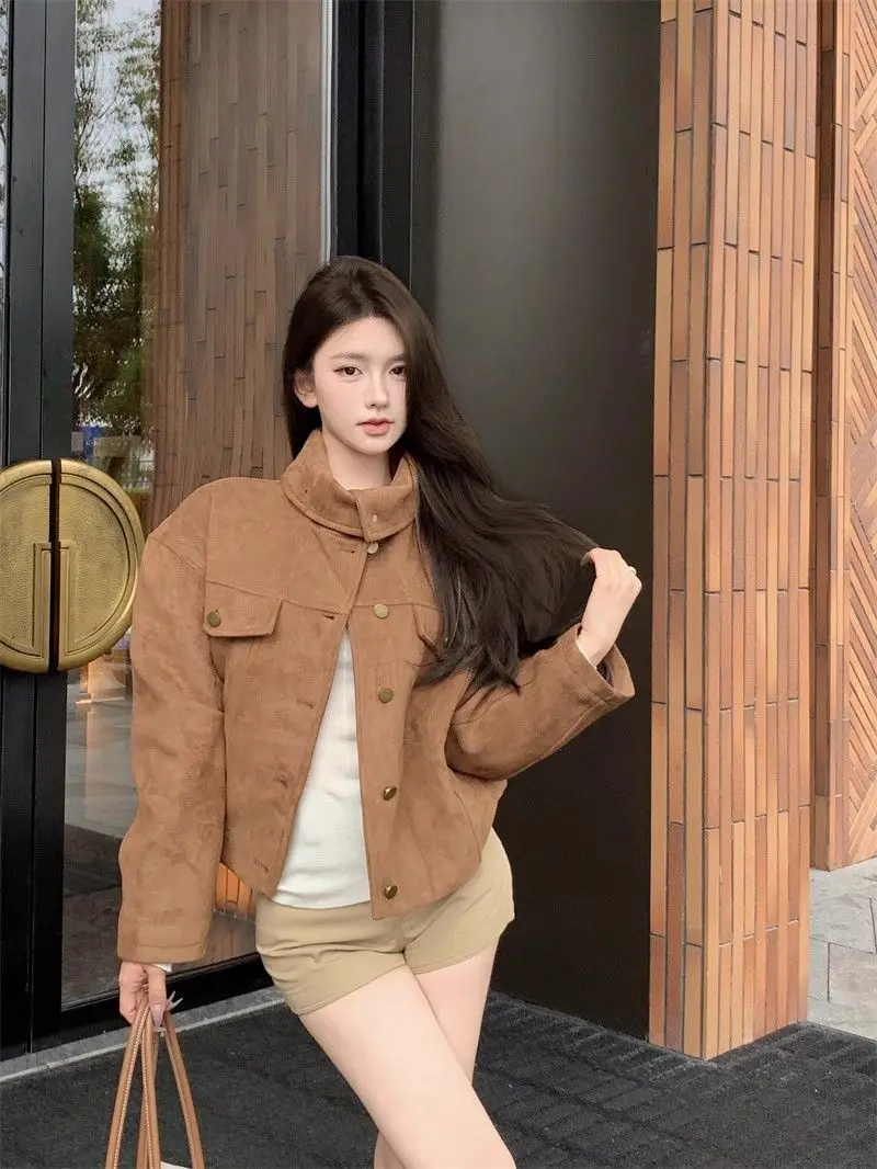 

Bomber Jackets Womens Jacket Collared All-Season Jacquard Embroidered Waistband Edgy Subcultures Artistic Embossed Clubwear Warm