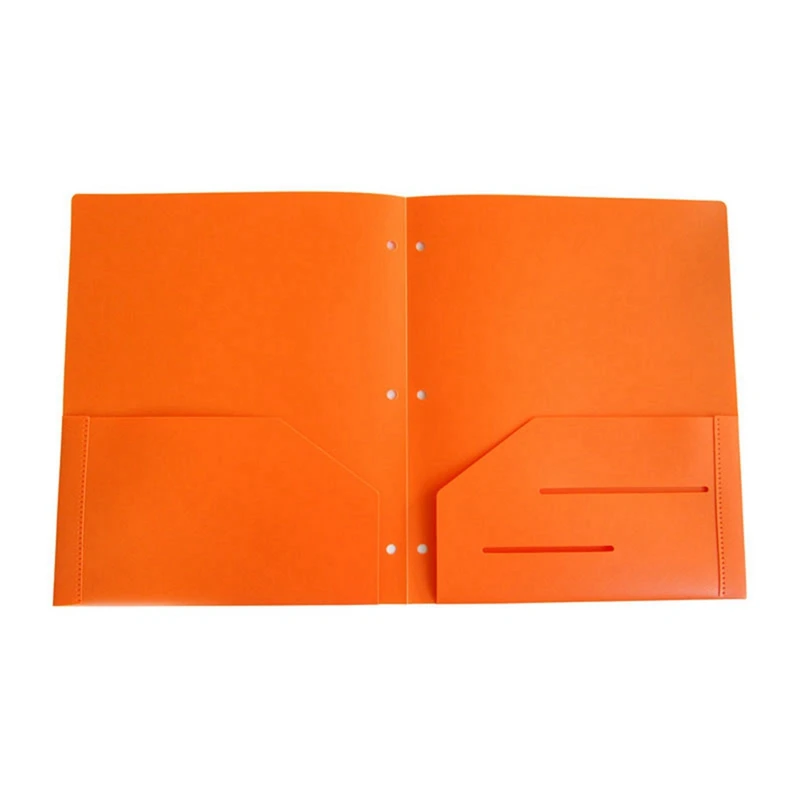 مجلدات بلاستيكية متينة مع جيوب ، مجلد جيب 2 و 3 فتحات ، مجلدات ملفات ، 36 عبوة ، 6 ألوان