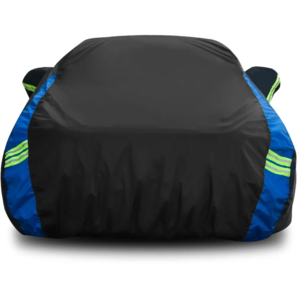 

Чехол для автомобиля avecrew, водонепроницаемый, всепогодный, для автомобилей, сверхмощные, полностью внешние чехлы для седана (194 "-208")