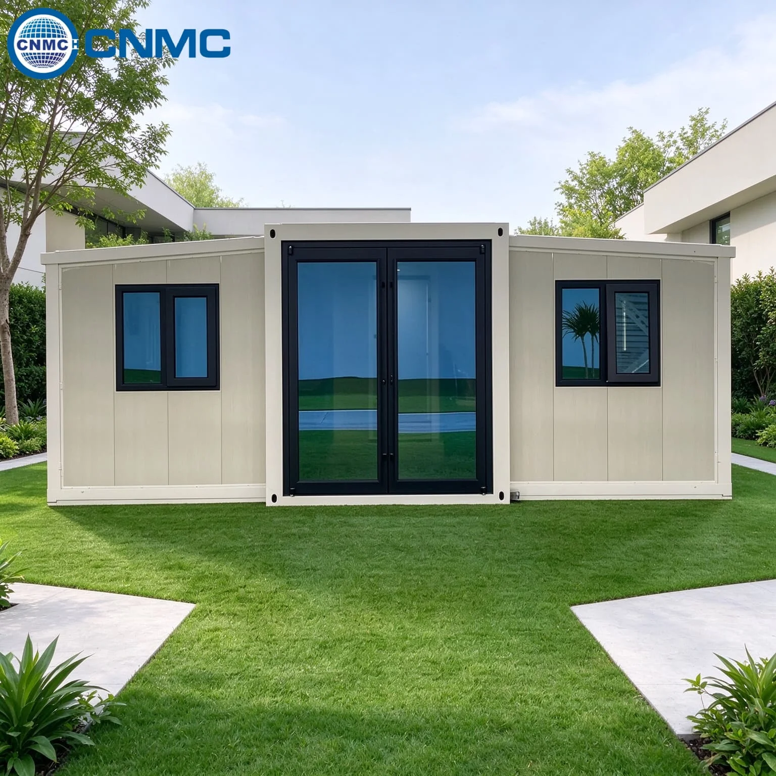 20FT Quick Assembly Camouflage Folding Container House Robust Steel Frame Eps Rockwool Pu Panel Mgo Floor Remote Work Camp