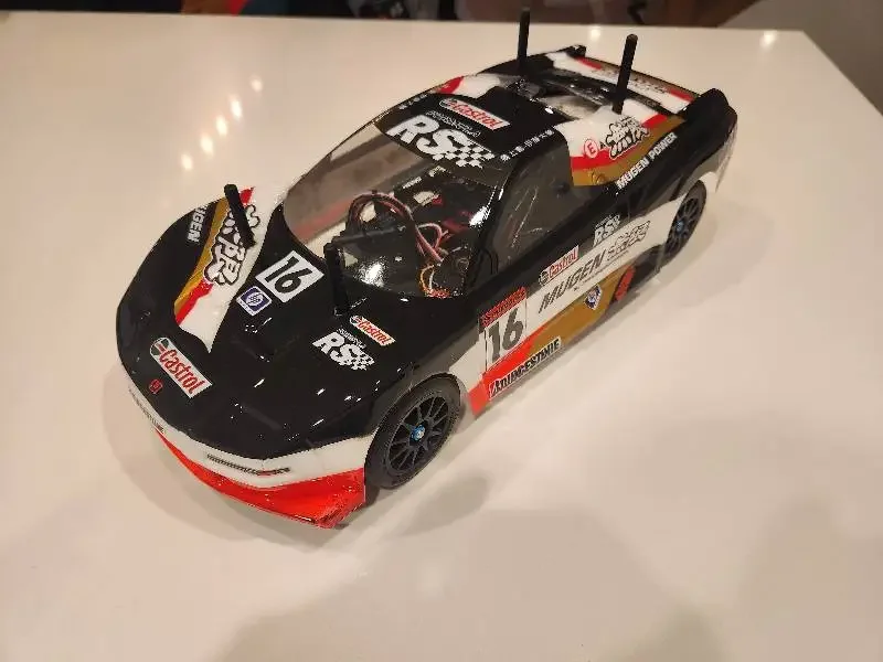 TM305 1/10 Mini Honda NSX przezroczysta obudowa 160mm dla 225mm rozstawu osi RC samochód do driftu Tamiya M podwozie MST Carten