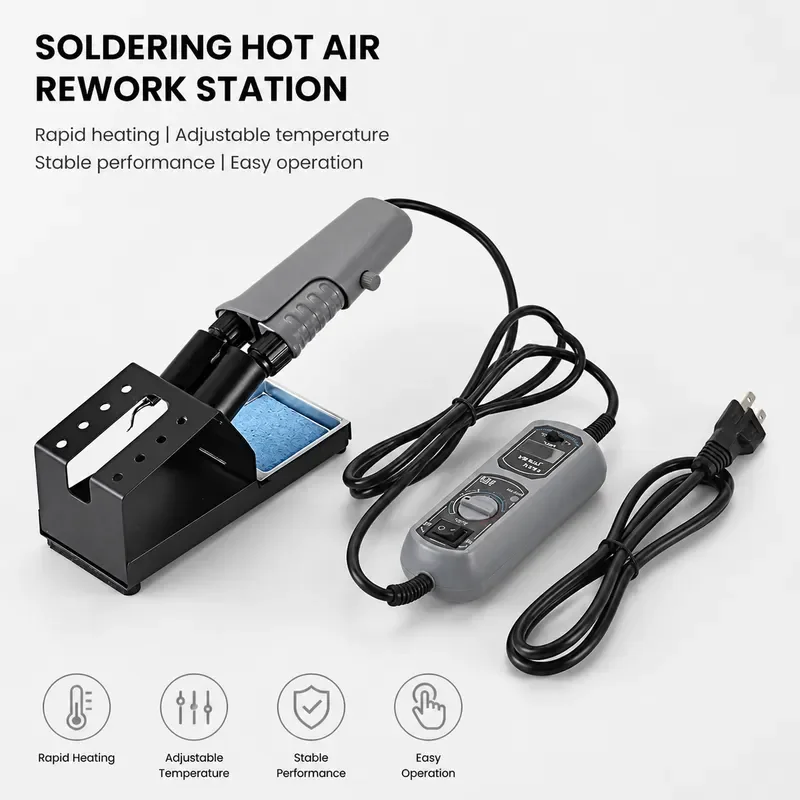 Mini Portable Hot Tweezers Soldering Station 110V 220V for BGA SMD Rework Repair Iron Tool High Density Precision Heating