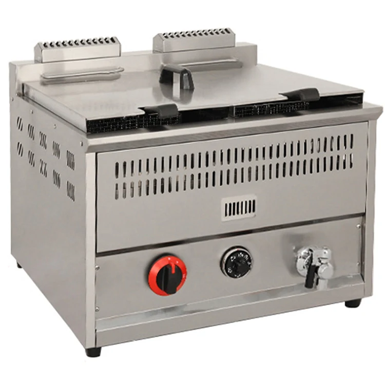 

30L Deep Fryer Countertop with Basket & Lid for Restaurant Home Use Commercial Deep Fryer