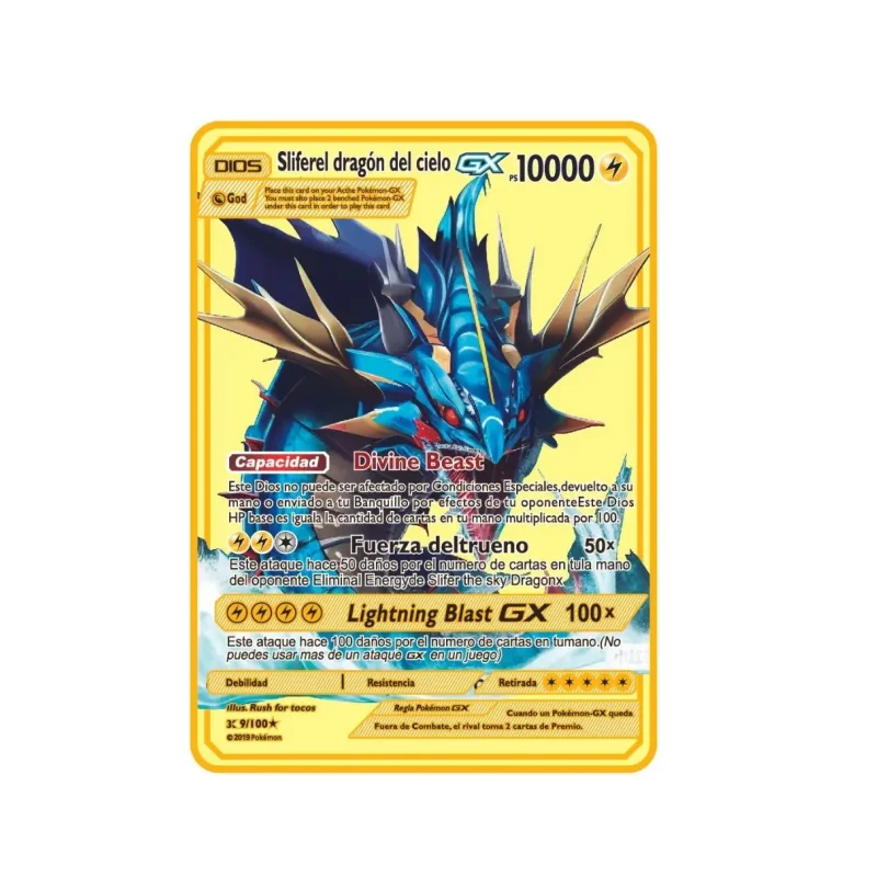 2026 Poke Metallkarte Englisch Anime Charizard Arceus Mewtwo Blastoise Vmax GX V Buchstaben Spiel Sammelkarten Kinderspielzeug Geschenk – Detail 30