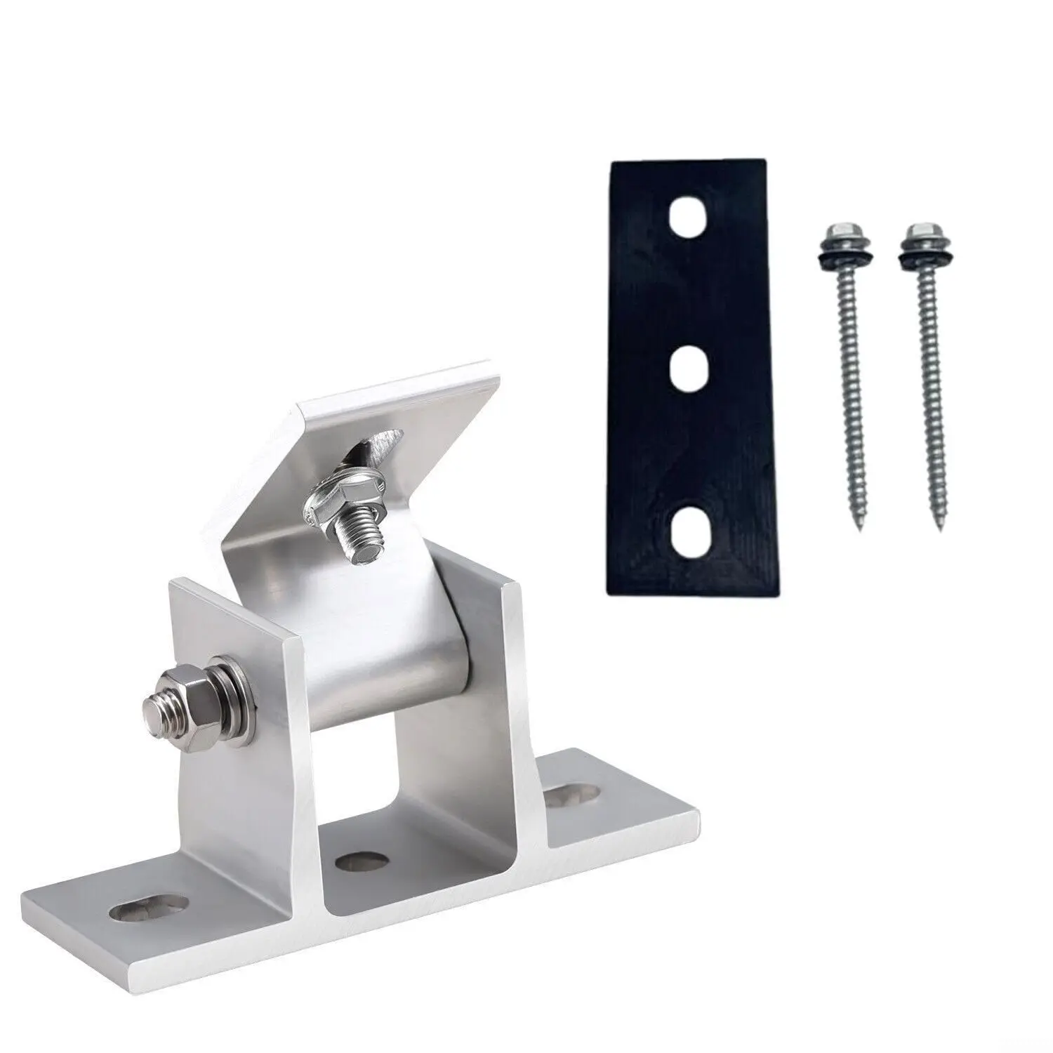 

Solar Panel Mounting Bracket Adjustable Roof Attachment Rotatable Elevation Angle Wind Resistant RV Accessories Installation