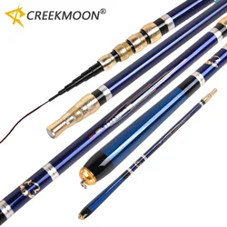 3.6-7.2M Adjustable Positioning Length Fishing Rod Telescopic Ultra-Short Carbon Fishing Feeder Rods Light Hard Stream Pole