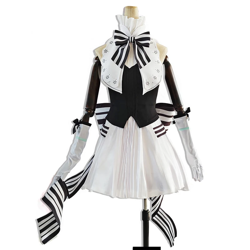 Anime Miku Cosplay Costumes Symphoy Fresh And Sweet Women Clothing Uniform Role Play Uniform Halloween Party Dressing For Women