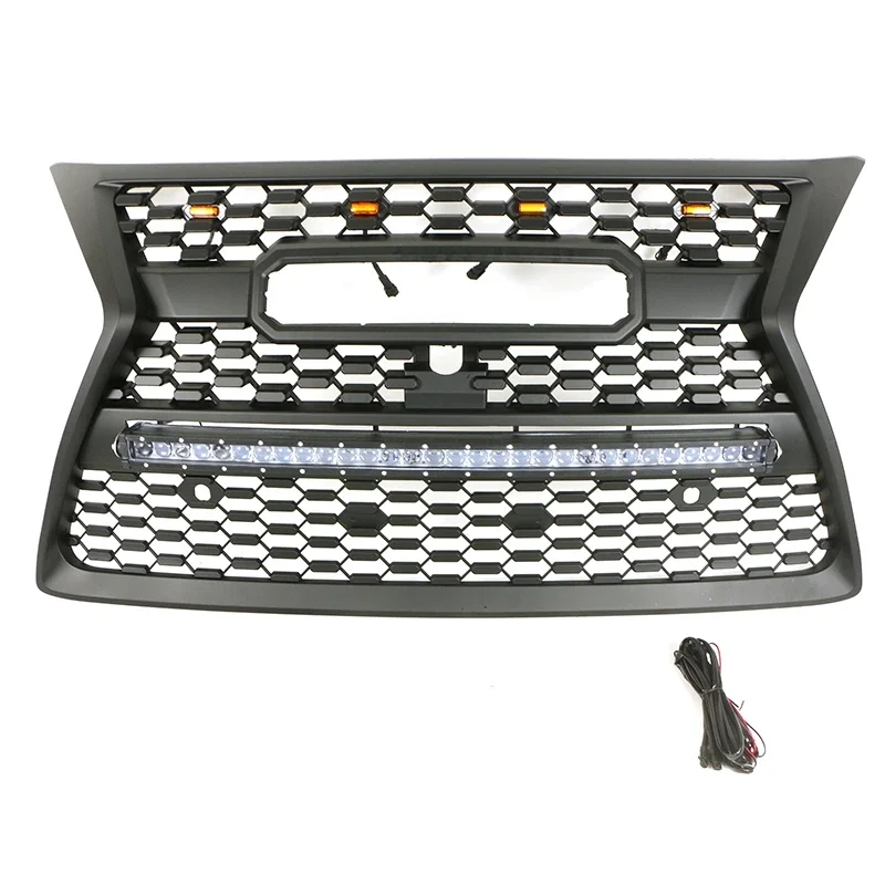 2014-2021 Auto Parts ABS Front Grille With Light /Light Bar Fit For Lexus GX460 Harrie