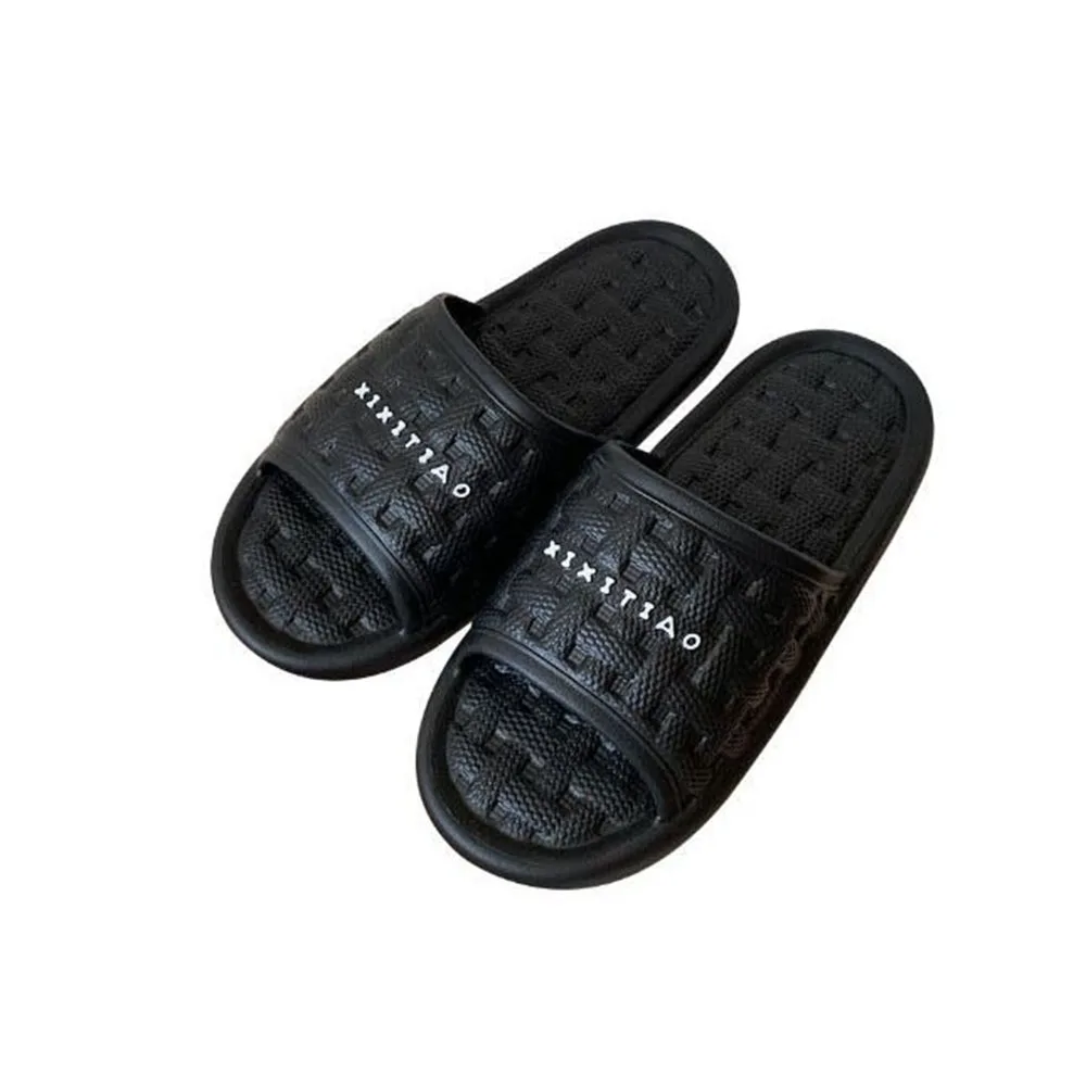 Zapatillas minimalistas de suela blanda para mujer, chanclas cómodas con plataforma de estilo japonés, zapatillas de ducha transpirables de EVA