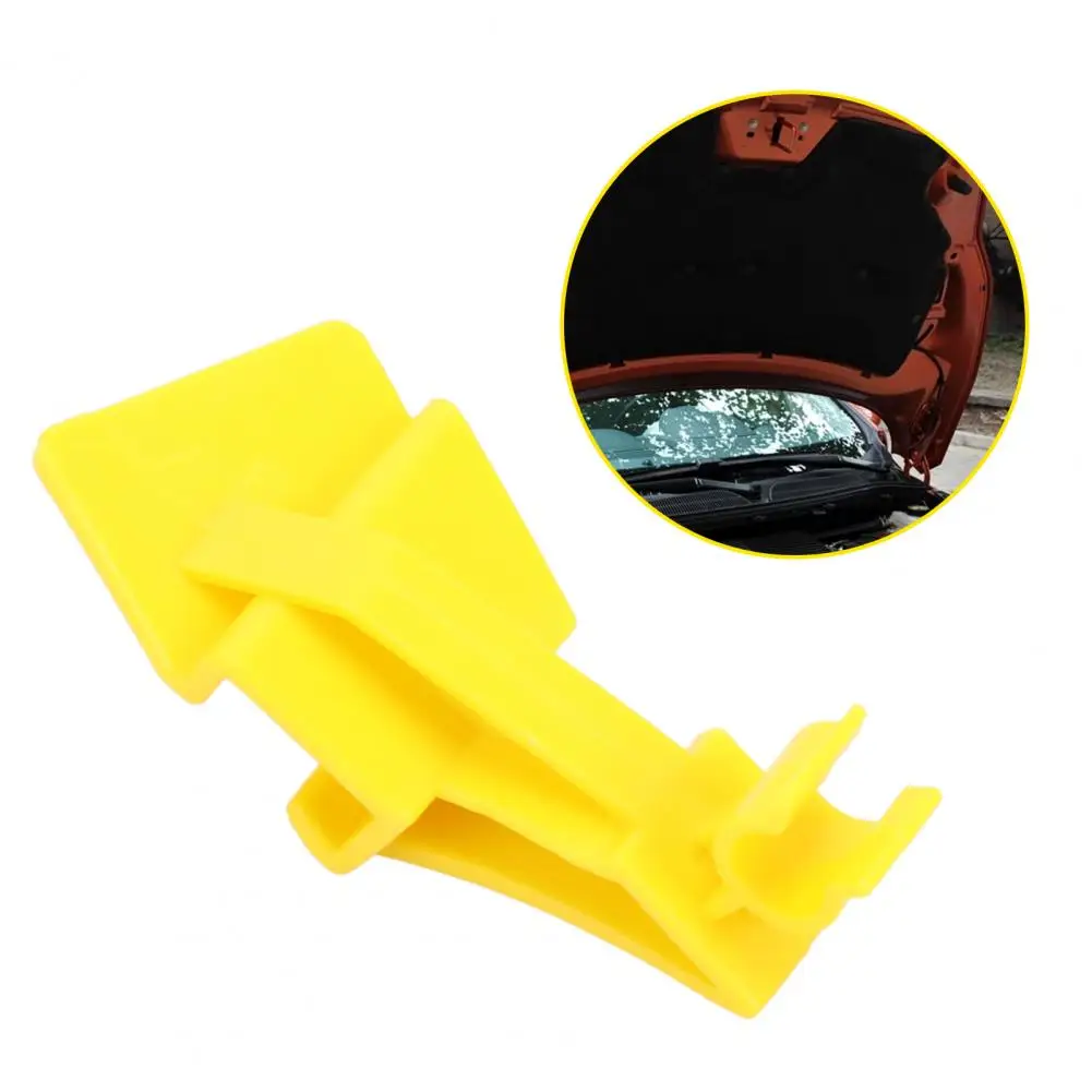 Modified Part Bonnet Stay Clip Professional Yellow Standard Hood Prop Rod Clip Retainer for Fiesta MK7 2008