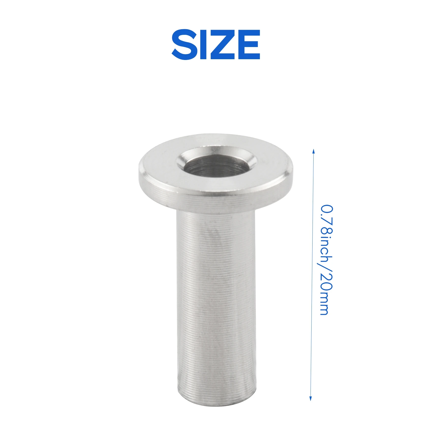 

Комплект из 40 защитных втулок AT53 из нержавеющей стали T316 для троса 1/8 дюйма, для ограждений и балюстрад, с 1 сверлом