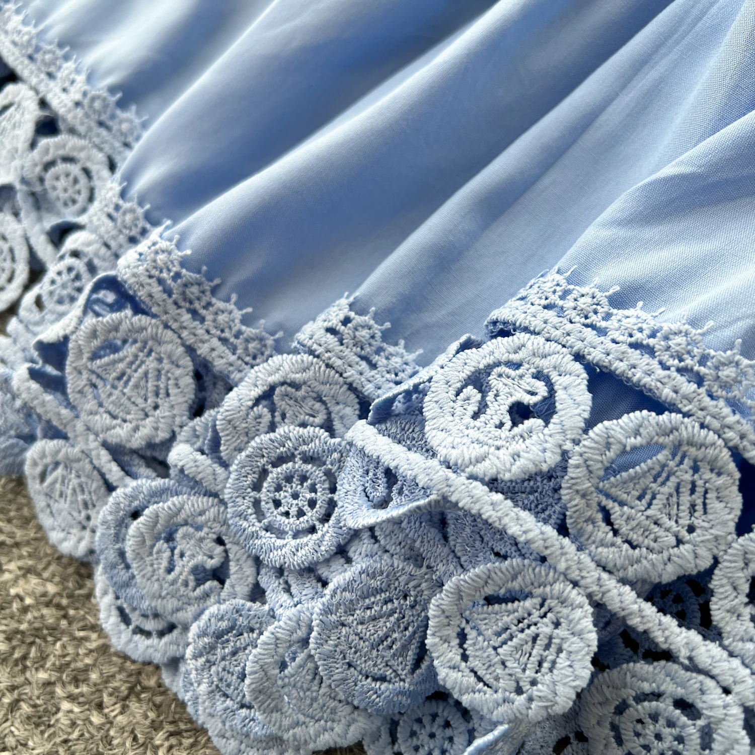 ALPHALMODA 2025, Frans, retro tweedelige set, dames los, holle haak, kant gesplitst, top met korte mouwen, rok met hoge taille