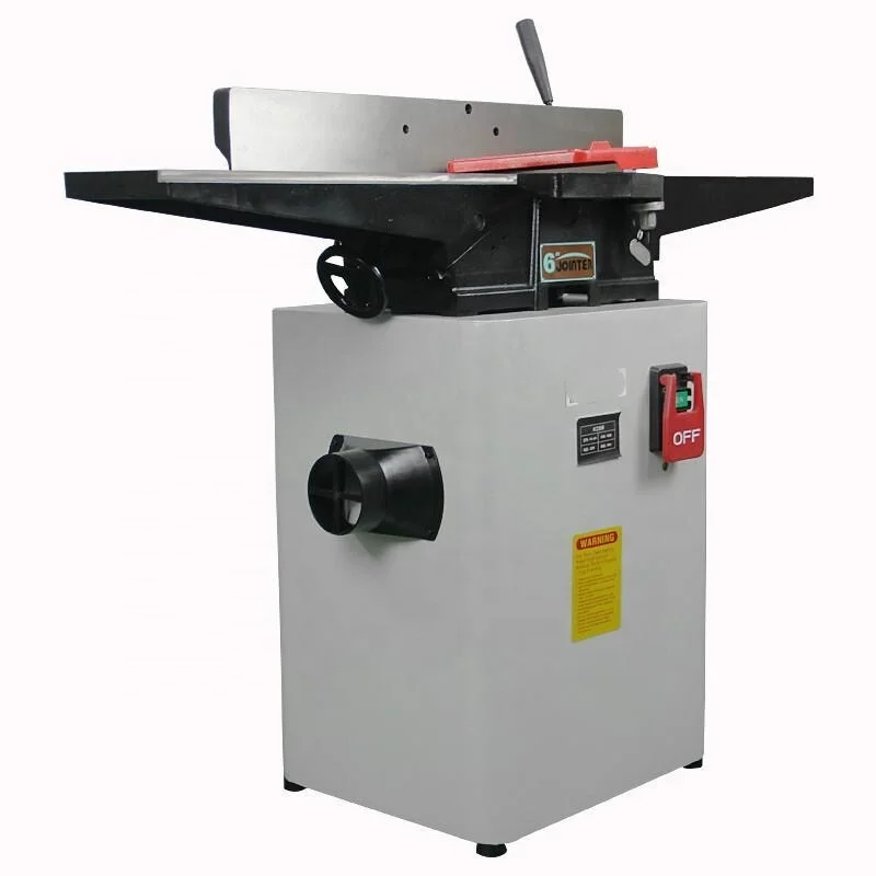 New Electric Surface Flat Wood Jointer Planer Machine JP6 Portable Spiral Cutter Head Bench Planer For Woodworking 220V