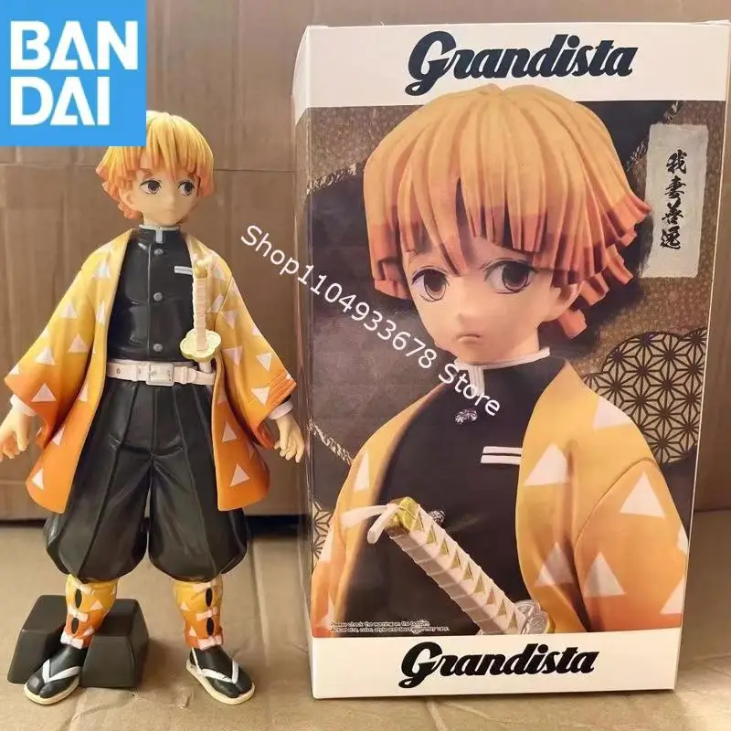 Bandai Demon Slayer: Kimetsu No Yaiba Grandista Kamado Tanjirou Agatsuma Zenitsu environ 24Cm Figurine modèle collectionneur Figurine jouets