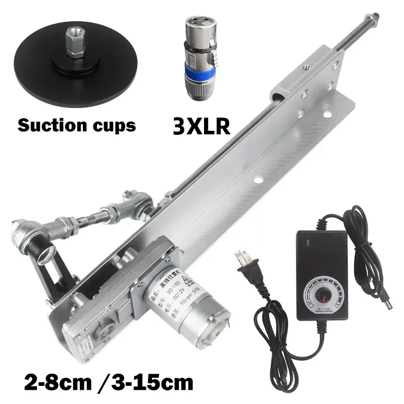 Automatic Reciprocating Thrust Linear Actuator Thrusting Sex Machine Masturbation Love Machine With Suction Cup 3XLR Connector