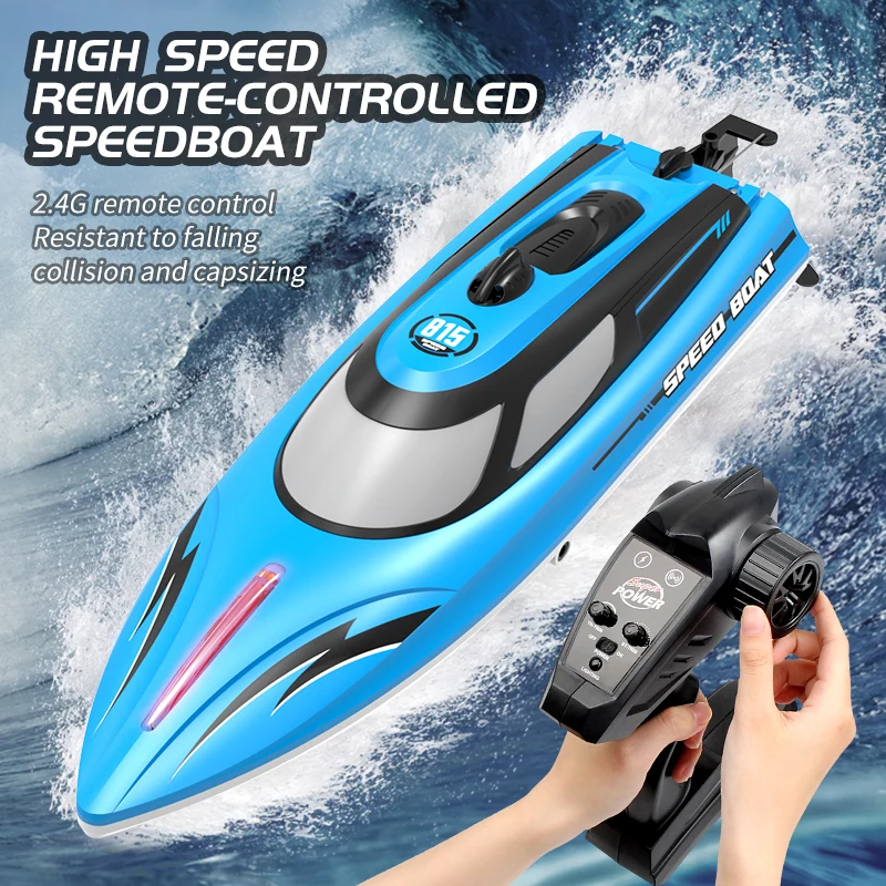 

25km/h HJ815 2.4Ghz High Speed Remote Controlled Racing speed Boat High-Speed R/C Boat Toys Gift for Kids Adults