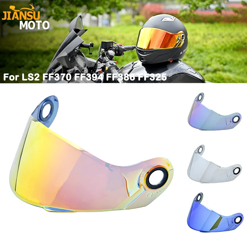 Helmet Shield for LS2 FF370 FF394 FF325 Model 8color Available Separate Helmet Visor Replacement Helmet Windshield