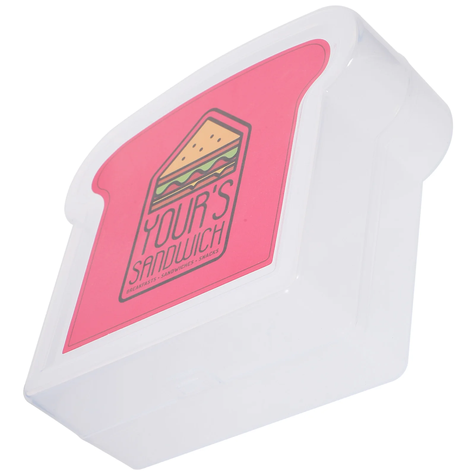 

Bread Box PP Material Lightweight Sandwich Containers Sealable Food Storage Reusable Plastic Case Kitchen Home Bakery Coffee
