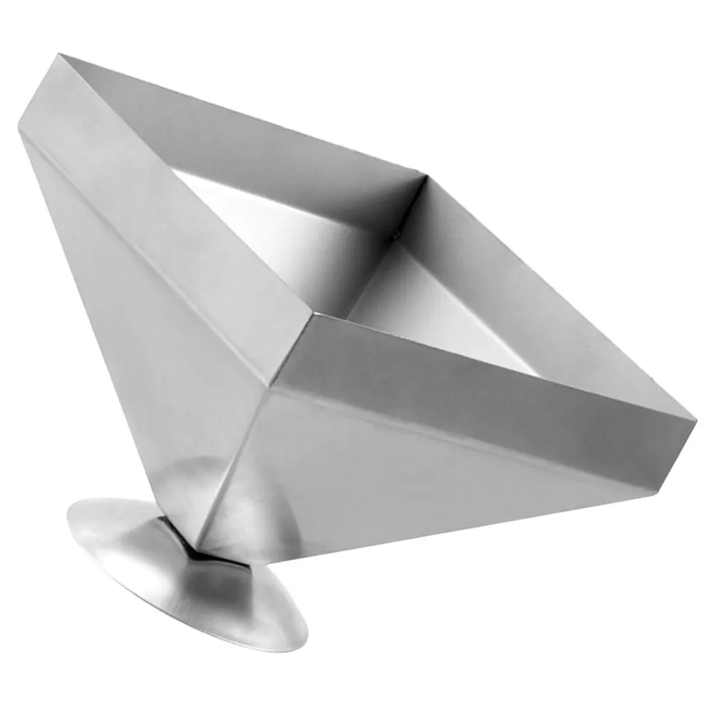 

Practical Pagoda Mold 11x11CM Stainless Steel Kitchen Gadget Pyramid Shaping Tool Pyramid Mold Versatile Food Molds