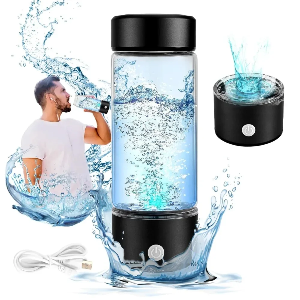 

Hydrogen Water Bottle 3MI Quick Electrolysis with SPE PEM Technology Gift for Love Friend Family Hydrogen Water Bottle Generator