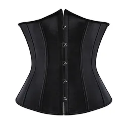 Underbust Corset Top Waist Cincher Workout Shape Body Belt Plus Size Lingerie Gothic Corsets Espartilho Korse Corsetto Black Red