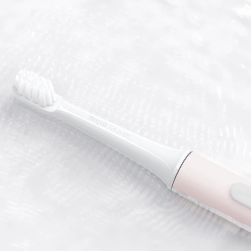 XIAOMI MIJIA فرشاة أسنان كهربائية بالموجات الصوتية T100، عمر البطارية 30 يومًا، رأس فرشاة ناعمة مقاومة للماء IPX7، وضعان، فرشاة أسنان مبيضة