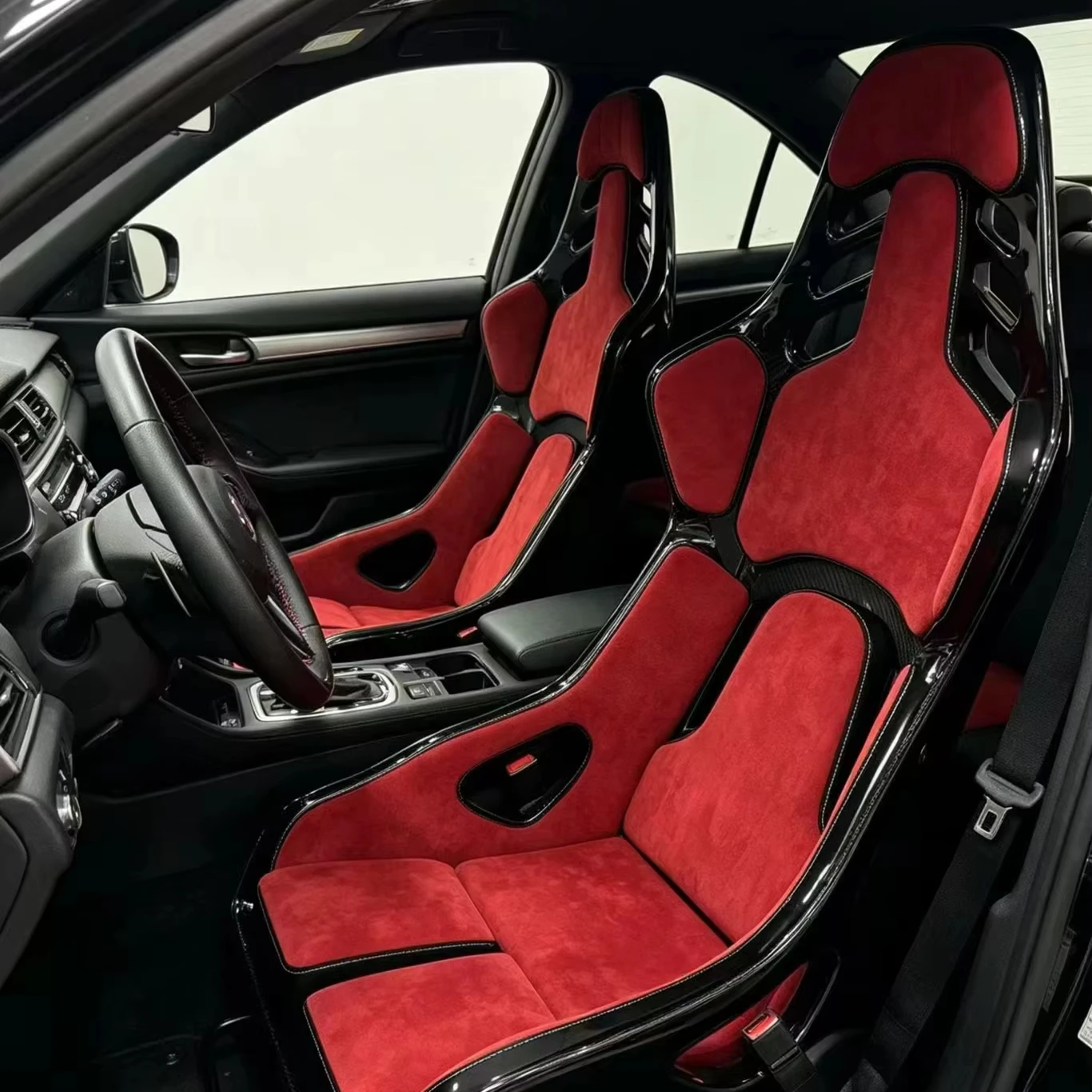Hot Sale for Recaro Podium CF Bucket Sport for SEAT Carbon Shell for Honda for Nissan for Toyota for Ford Drift Racing
