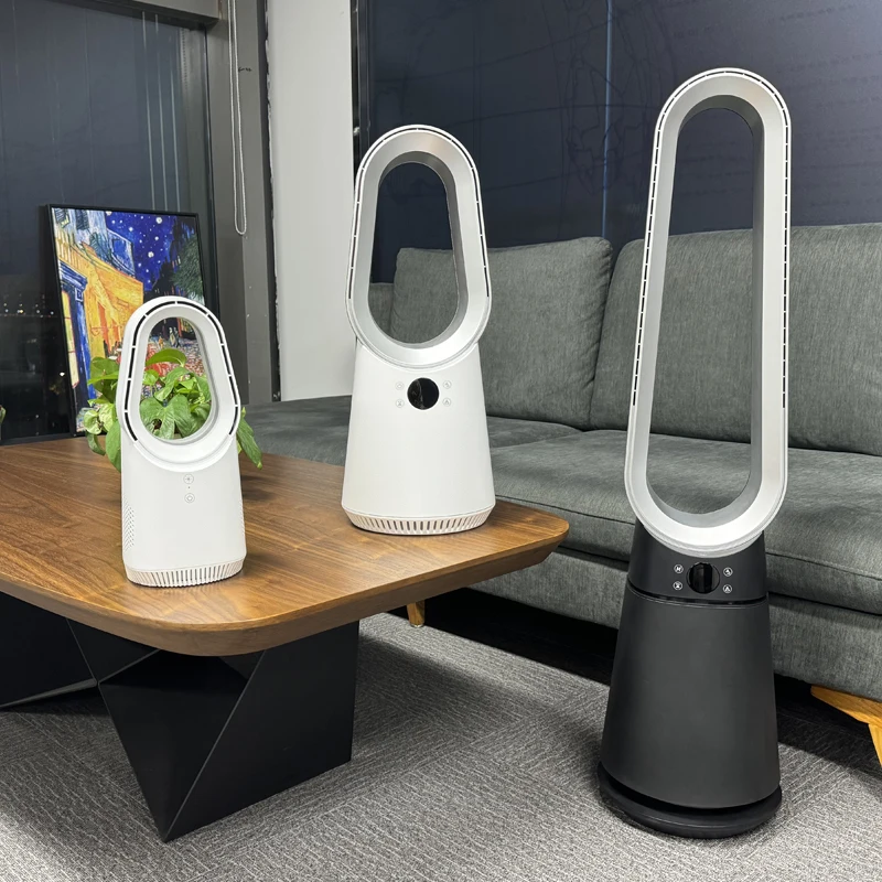 2025 New Design 41 Inch Tall Bladeless Fan Tower 20 Speed Smart Leafless Fan 120 Oscillation Angle Air Cooling Fan for Room