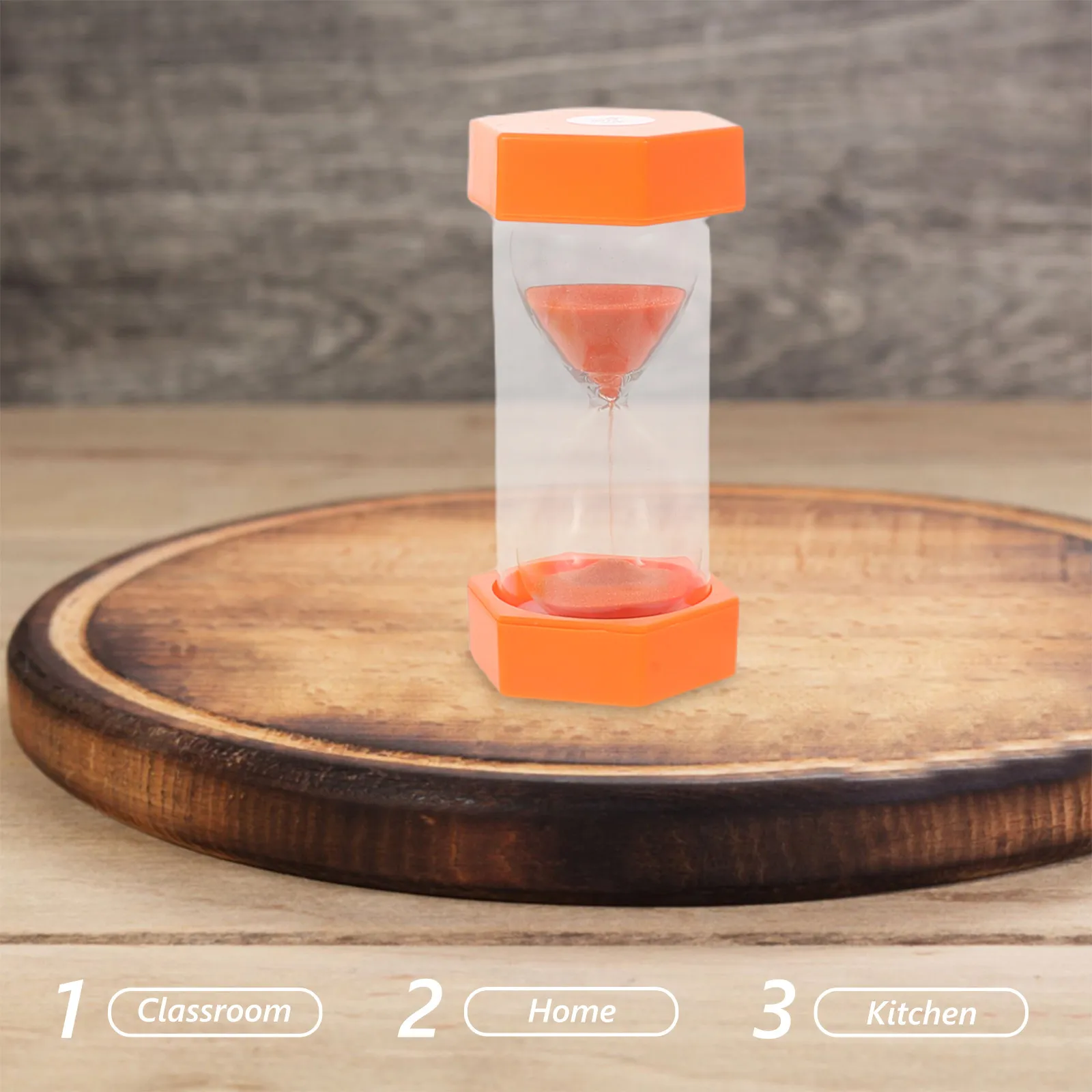 5Pcs Colorful Hourglass Timer Set Small Sand Clock 1 3 5 10 30 Minute Countdown Kitchen Classroom Office Decor