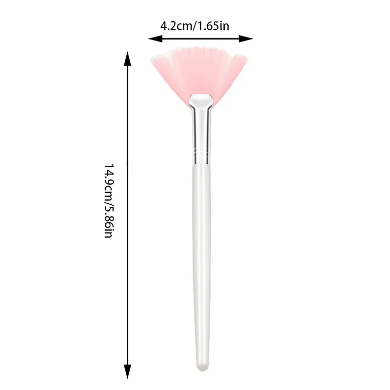 Facial Skin Care Brush Fan Shaped Facial Makeup Mask Brush Soft Bristle Cosmetic Brush Beauty Salon Supplies Spa Beauty Tools