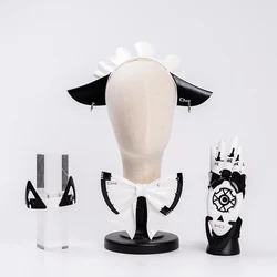 New Cool Mechanical Gloves Mechanical Cat Ears Maid Outfit Headgear Hand Armor Bow Mechanical Energy Wind Witch Sweetheart COS