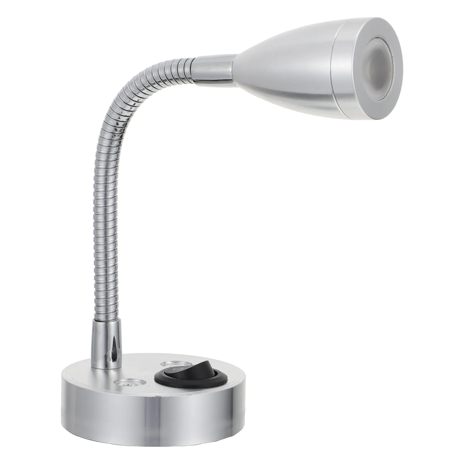 3W LED Reading Lamp Rv Yacht Boat Motorhome Wall Spotlight Flexible Swivel Light for Bedside Workstation Yacht Reading Spotlight