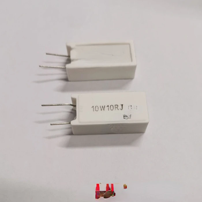 10 pz resistenza cemento 10W 1 k10k 30R 33R 47R 51R 68R 75R verticale