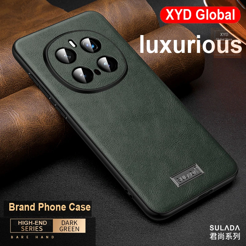 Genuine Leather For Honor Magic7 Pro Magic 7 Case High end Brand Phone Back Case For Honor Magic 7 Pro Cover Bumper Shell Skin