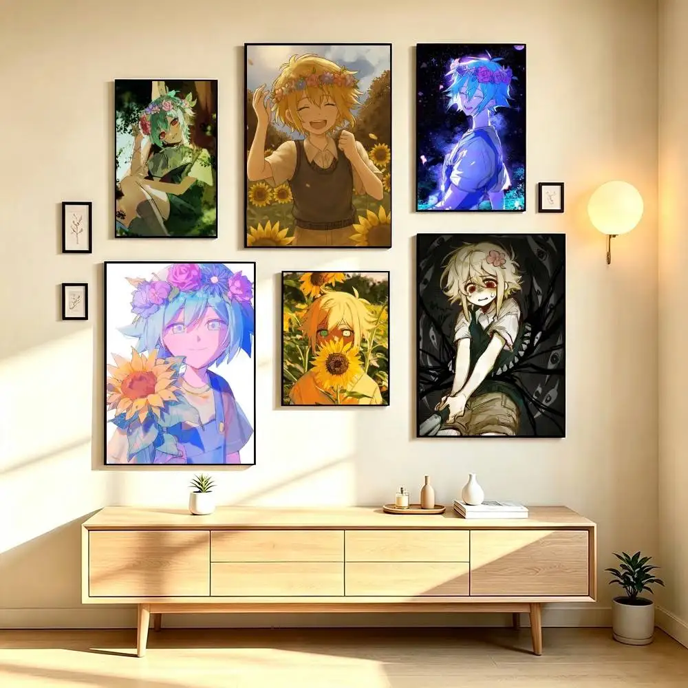 O-OMORI Basil Game Poster Waterproof Wall Art Sticker For Bar Living Room Vintage Decor High Quality Print Gift