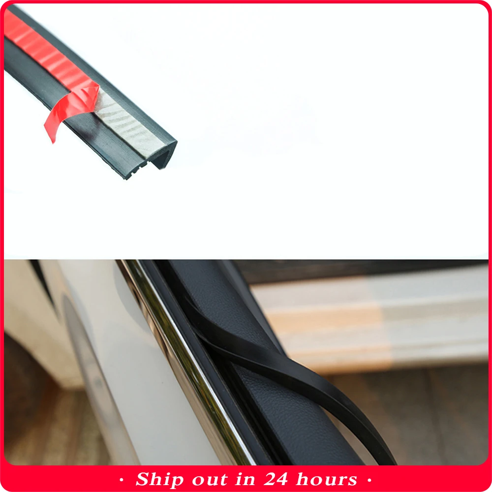 

V Type 8.5mm Car Door Glass Window Seal Strip Car Window Sealant Weatherstrip Auto Rubber Seals Weatherstrip Sealing For Car