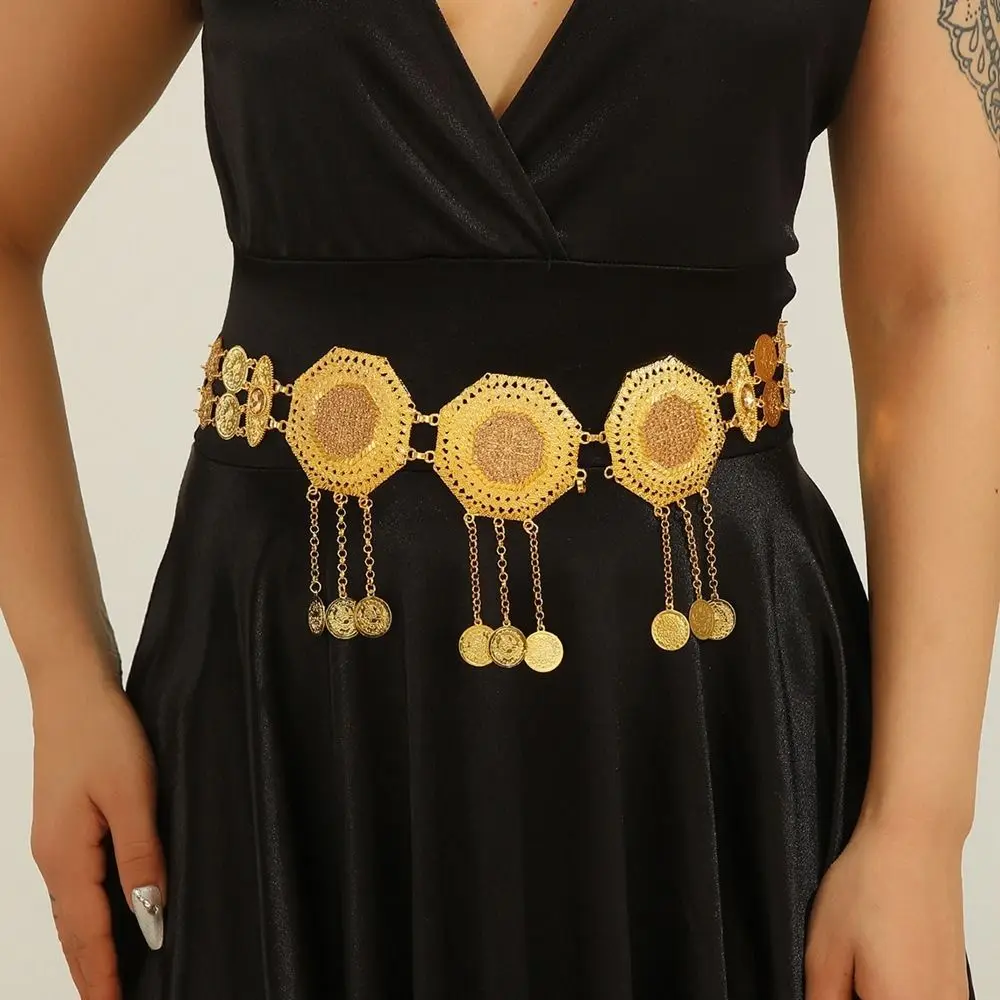cinto-de-cintura-elegante-em-liga-metalica-com-franjas-banhadas-a-ouro-gravadas-e-diamantes-incrustados-para-festas