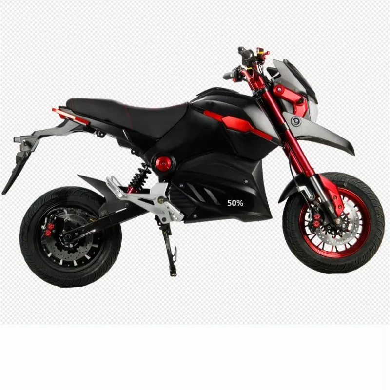 

2025 Newest Chain Powerful 1500W 50A 72V Middle Motor 100km/h Hot Sale Russia USA Electric Motorcycle