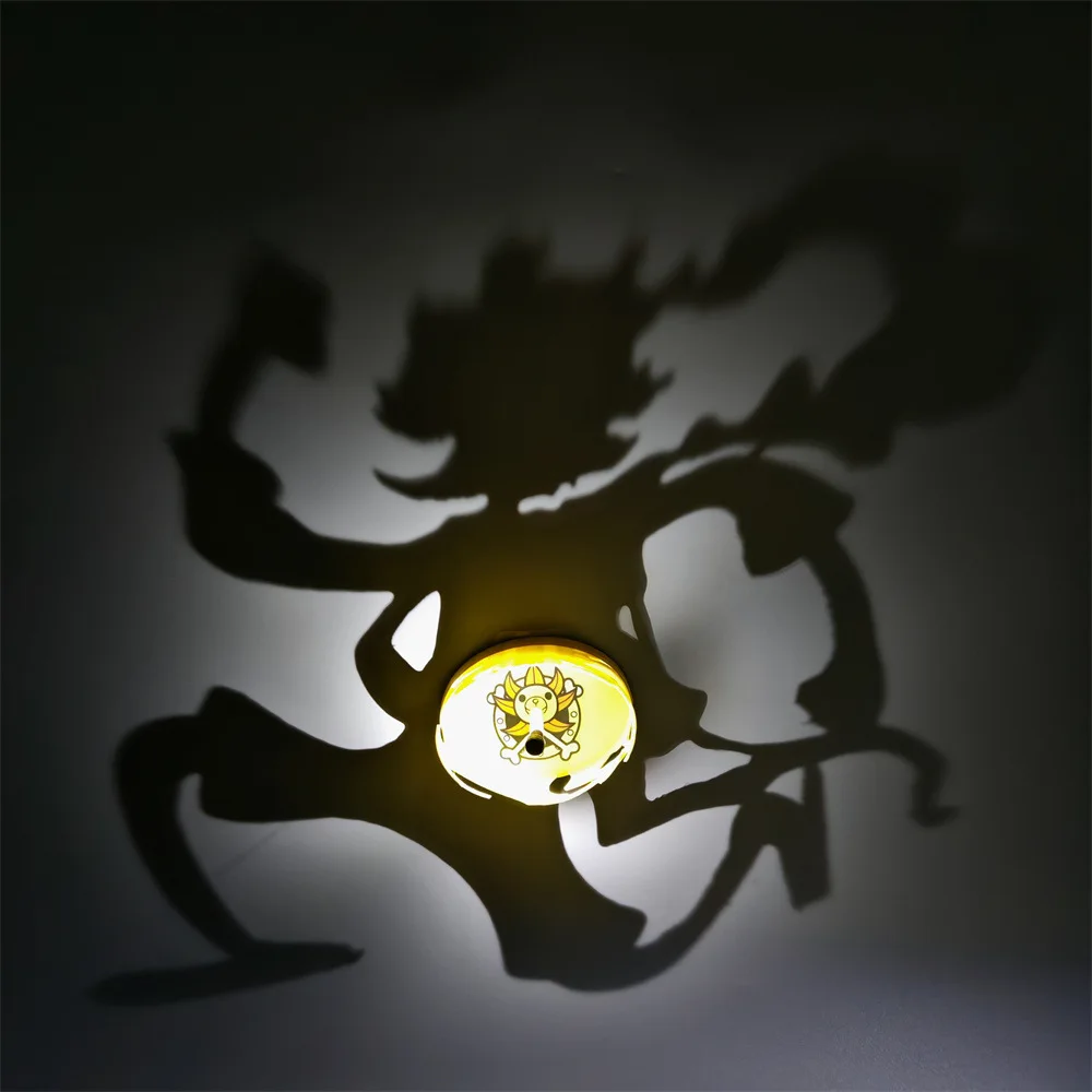 New Anime Zoro Wall Lamp Anime Toy Funny Light And Shadow Lamp Anime Peripheral Night Light Model Toy For Kids Birthday Gifts view 3