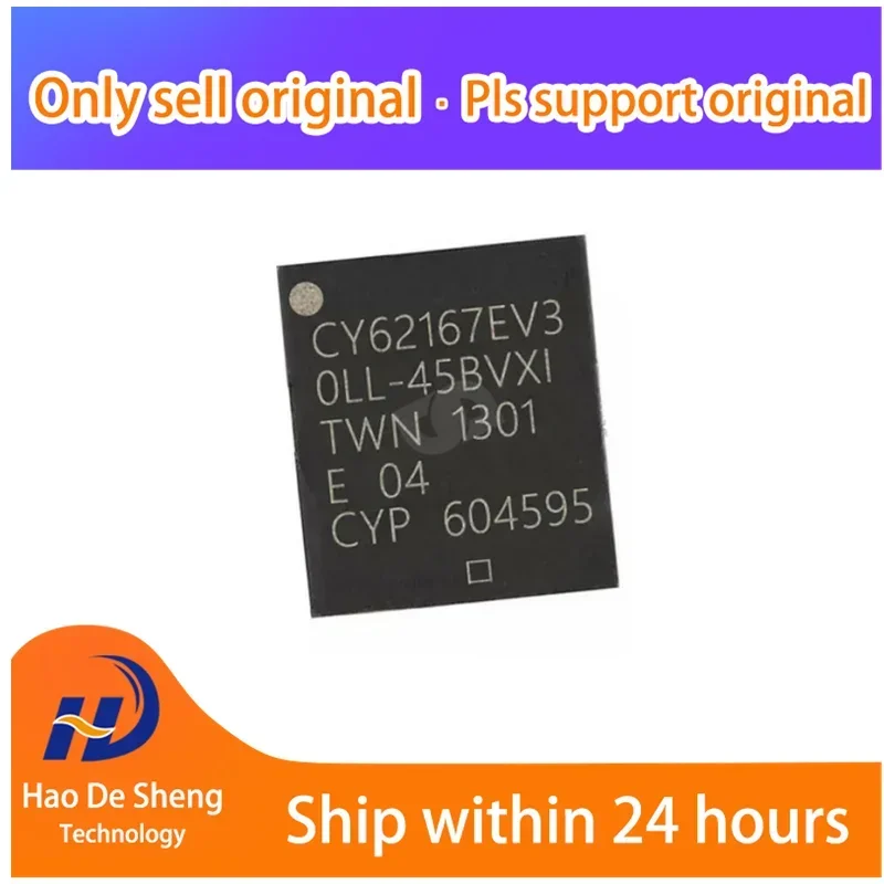 

1PCS/LOT CY62167EV30LL-45BVXI CY62167EV30LL BGA New Original In stock