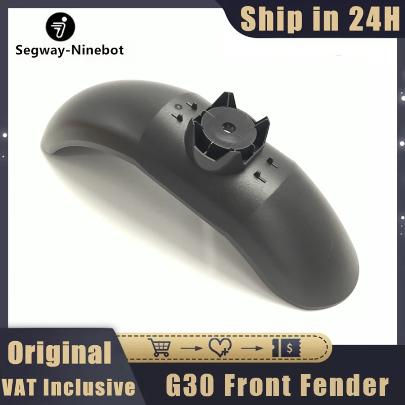 Original Front Fender Accessory For Ninebot MAX G30 Electric Scooter Splash Mudguard Tire Fender Lightweight Skateboard Parts