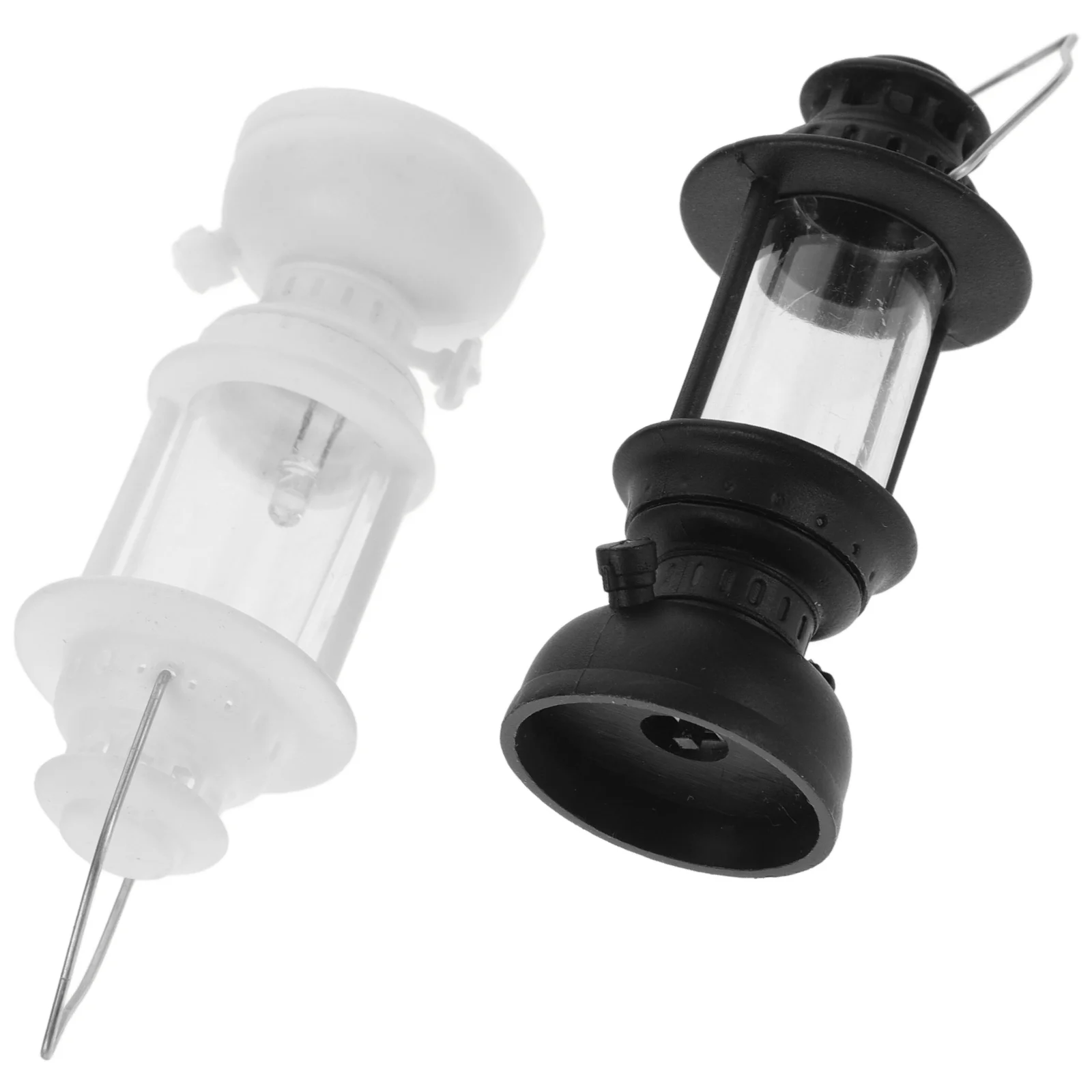 2 pçs em miniatura retro lâmpada querosene modelo queda decoração para cozinha em forma de pp suporte de luz de chá