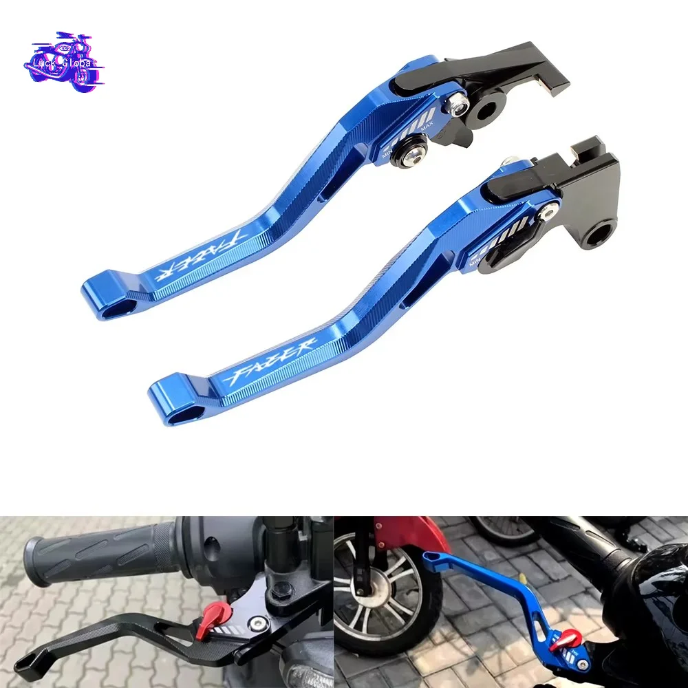 

Motorcycle Accessories CNC Moto Adjustable Clutch Brake Levers For YAMAHA FZS600 Fazer 1998-2003 8 Color Lever
