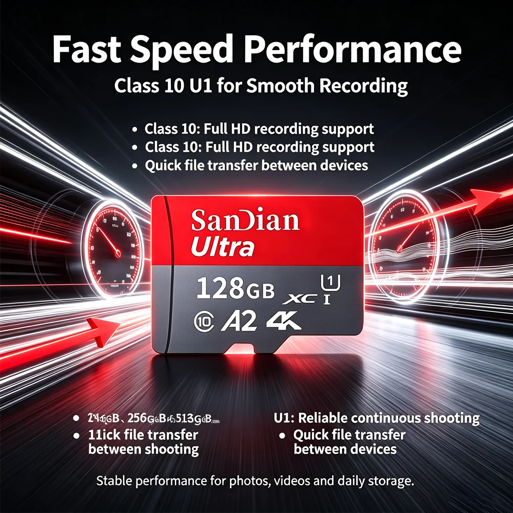 SD Card Memory Micro TF 128GB 512GB High Speed Viral Phone 64GB 256GB Ultra Fast Best Seller Gaming Rapid Must Have Camera 2026 view 3