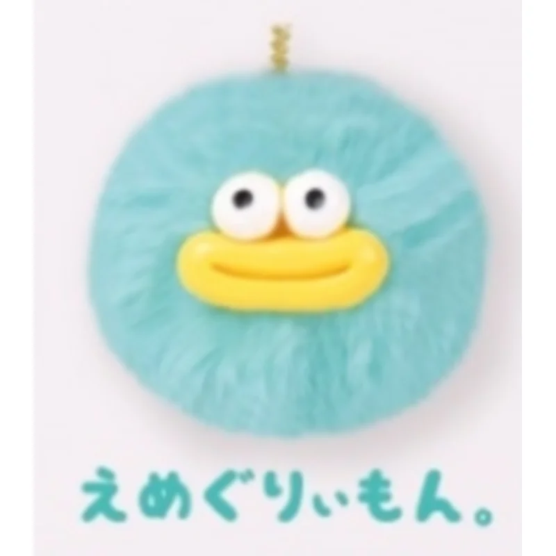 اليابان Yell Gashapon لعبة الكبسولات كيمون الشعر المعلقات الغريبة الوحش السجق الفم السمين قلادة