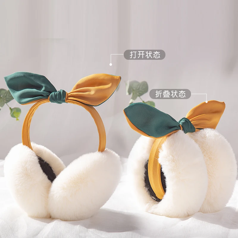 Winter Earmuffs for women ear warmers warm earbags cute cycling ear protectors ear caps version foldable ear covers